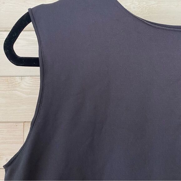 Skims Essential Crew Neck Sleeveless Bodysuit - Onyx - 4x/5x - Picture 4 of 6